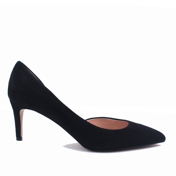 J. Crew Shoes - New JCREW Size 8 Black Lucie Suede D'Orsay Pumps